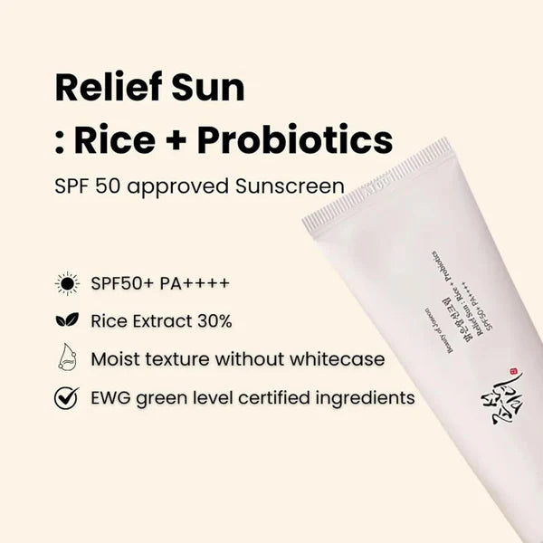 Beauty of Joseon Relief Sun: Rice + Probiotics