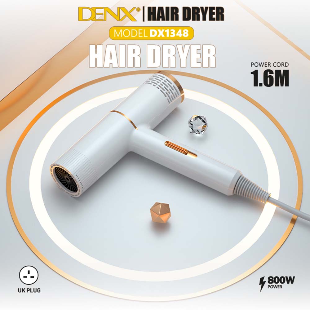 DENX Hair Dryer with 1 Year Warranty