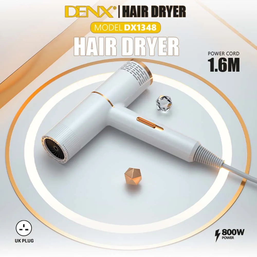 DENX Hair Dryer with 1 Year Warranty