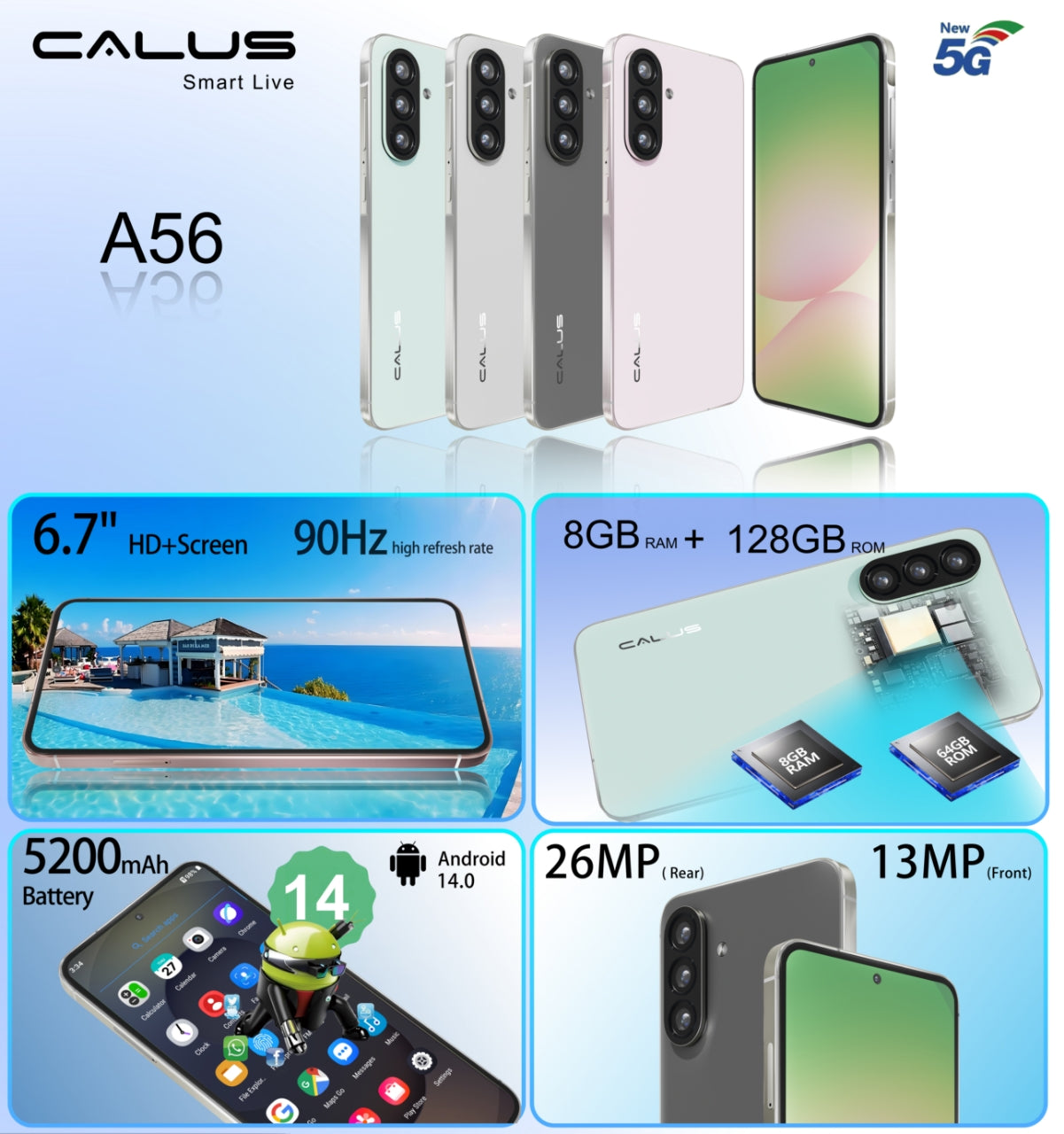 CALUS A56 (5G) Smartphone