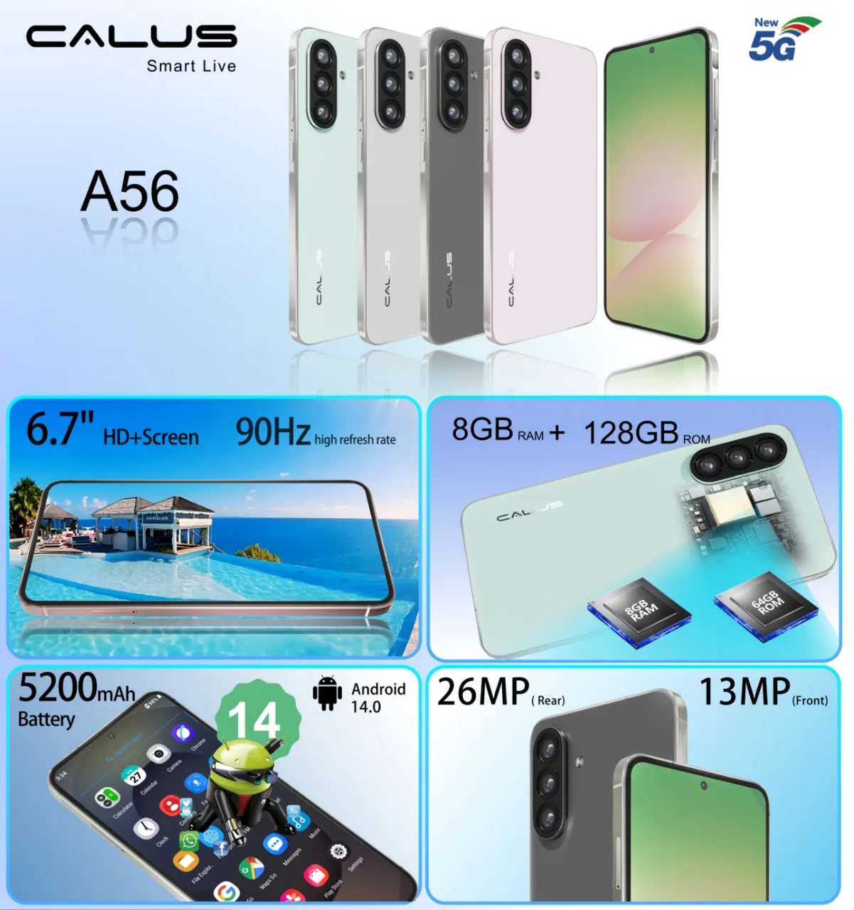 CALUS A56 (5G) Smartphone