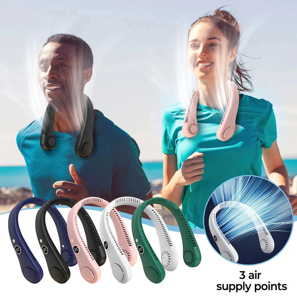 Rechargeable Neck Hanging Fan