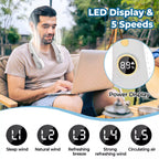 Rechargeable Neck Hanging Fan