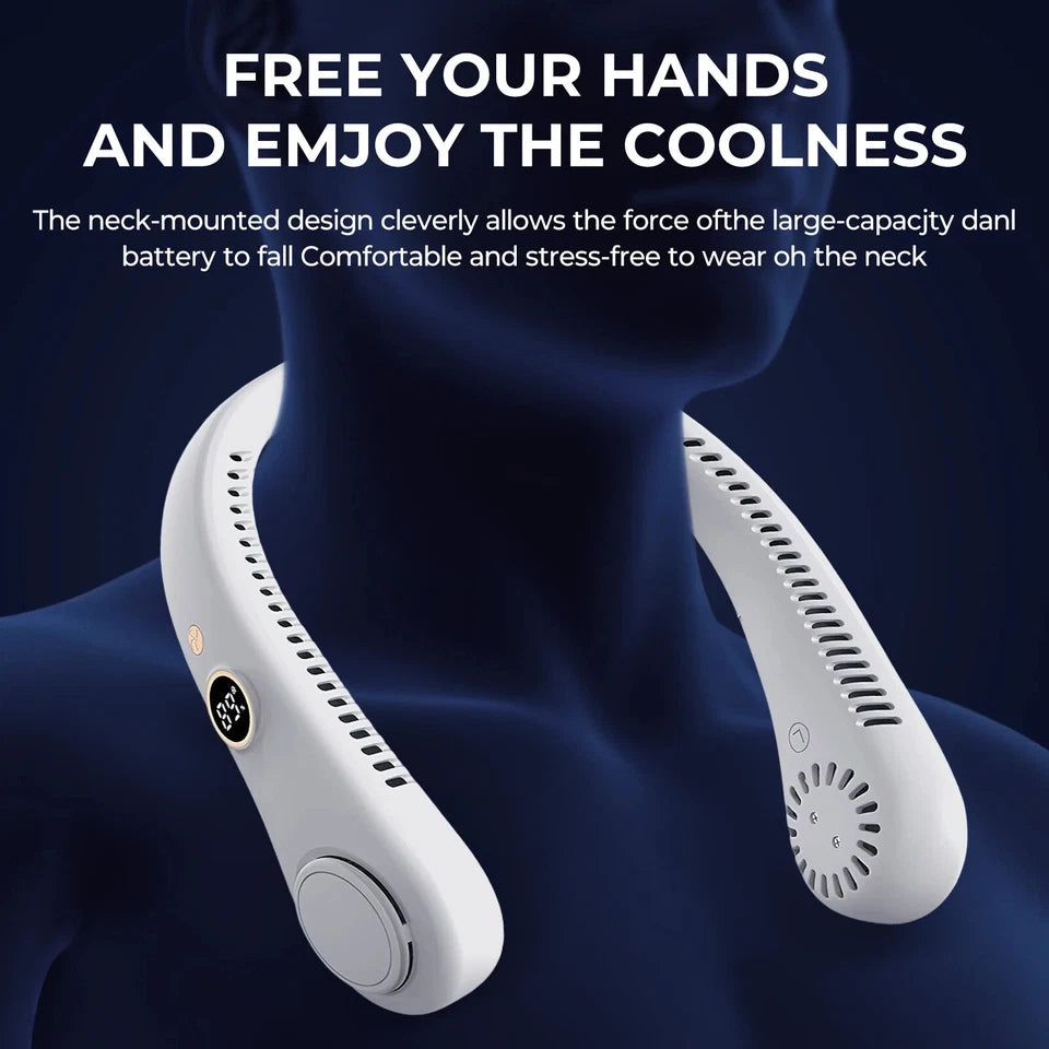 Rechargeable Neck Hanging Fan