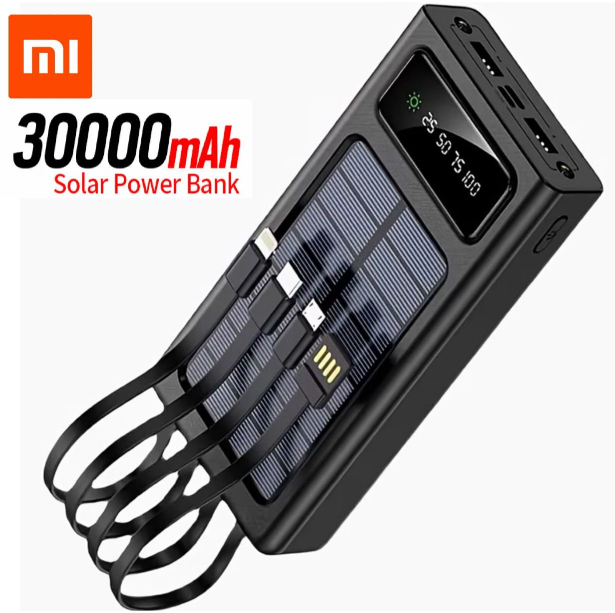 30000mAH Solar Powerbank