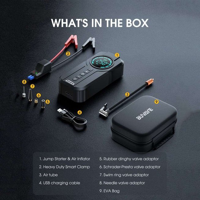 Car Jump Starter Built-in Air Pump