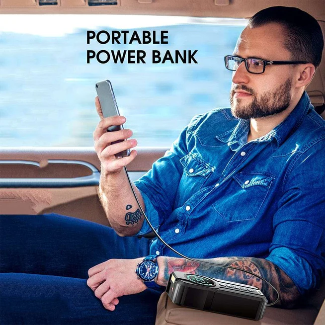 Car Jump Starter Built-in Air Pump