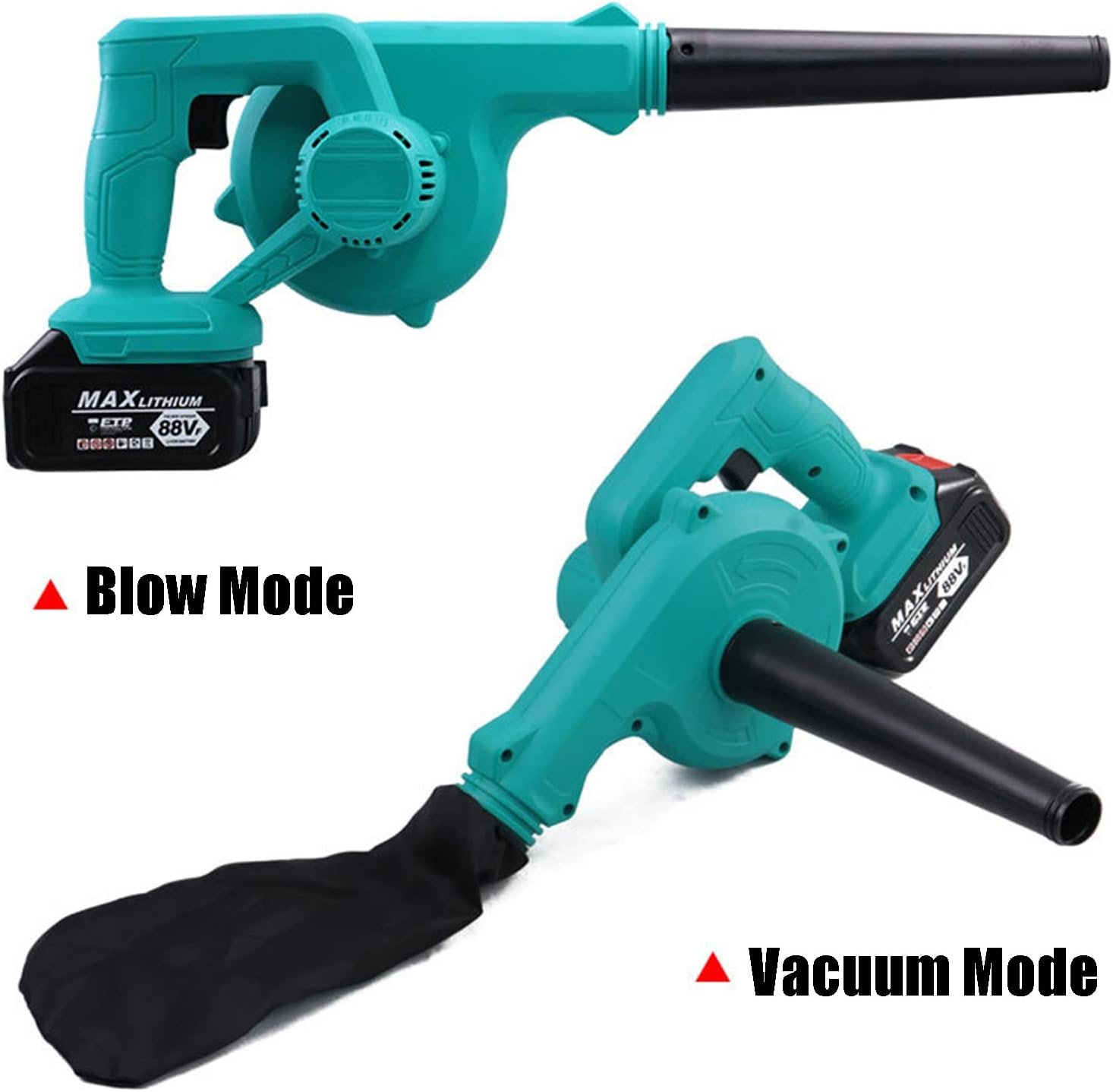 2 in 1 Blower & Vacuum Cleaner (Double Battery)
