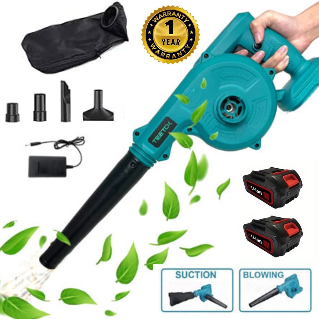 2 in 1 Blower & Vacuum Cleaner (Double Battery)