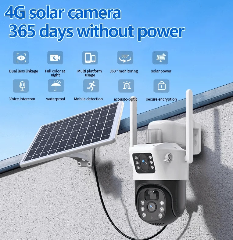 4G Solar Security Camera - Buy Solar CCTV Camera | Emiratzon Oman