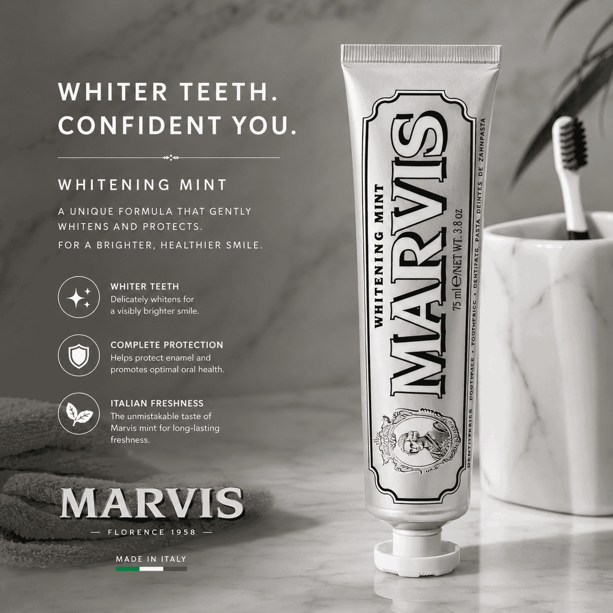 MARVIS Whitening Toothpaste (Pack of 2)