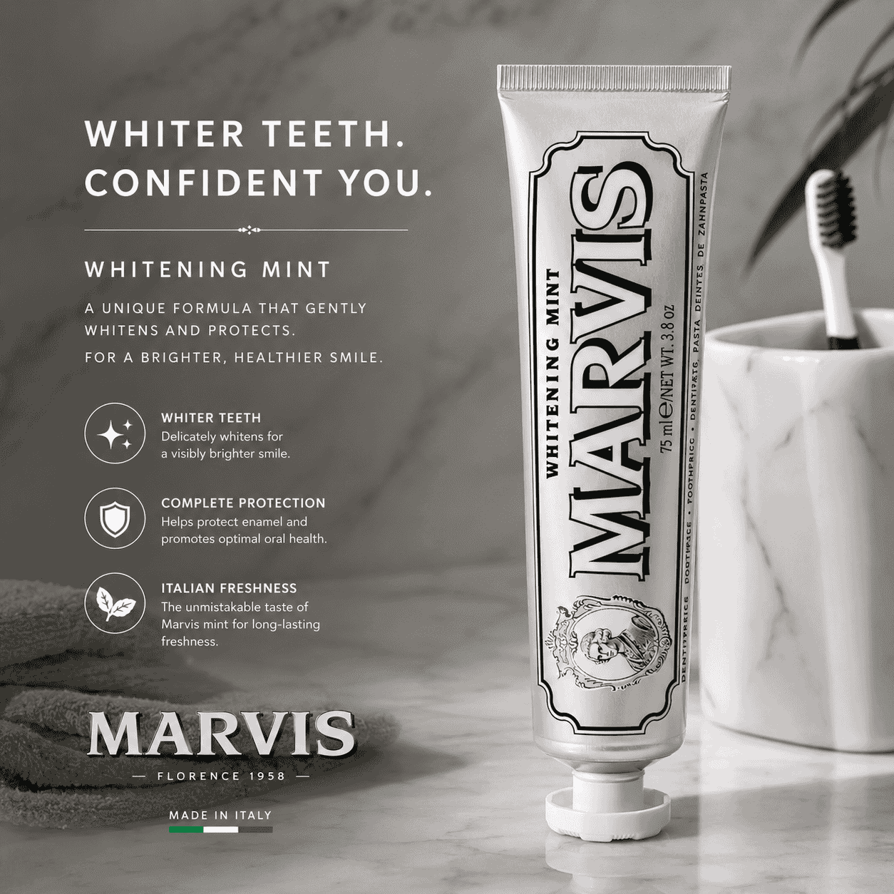 MARVIS Whitening Toothpaste (Pack of 2)