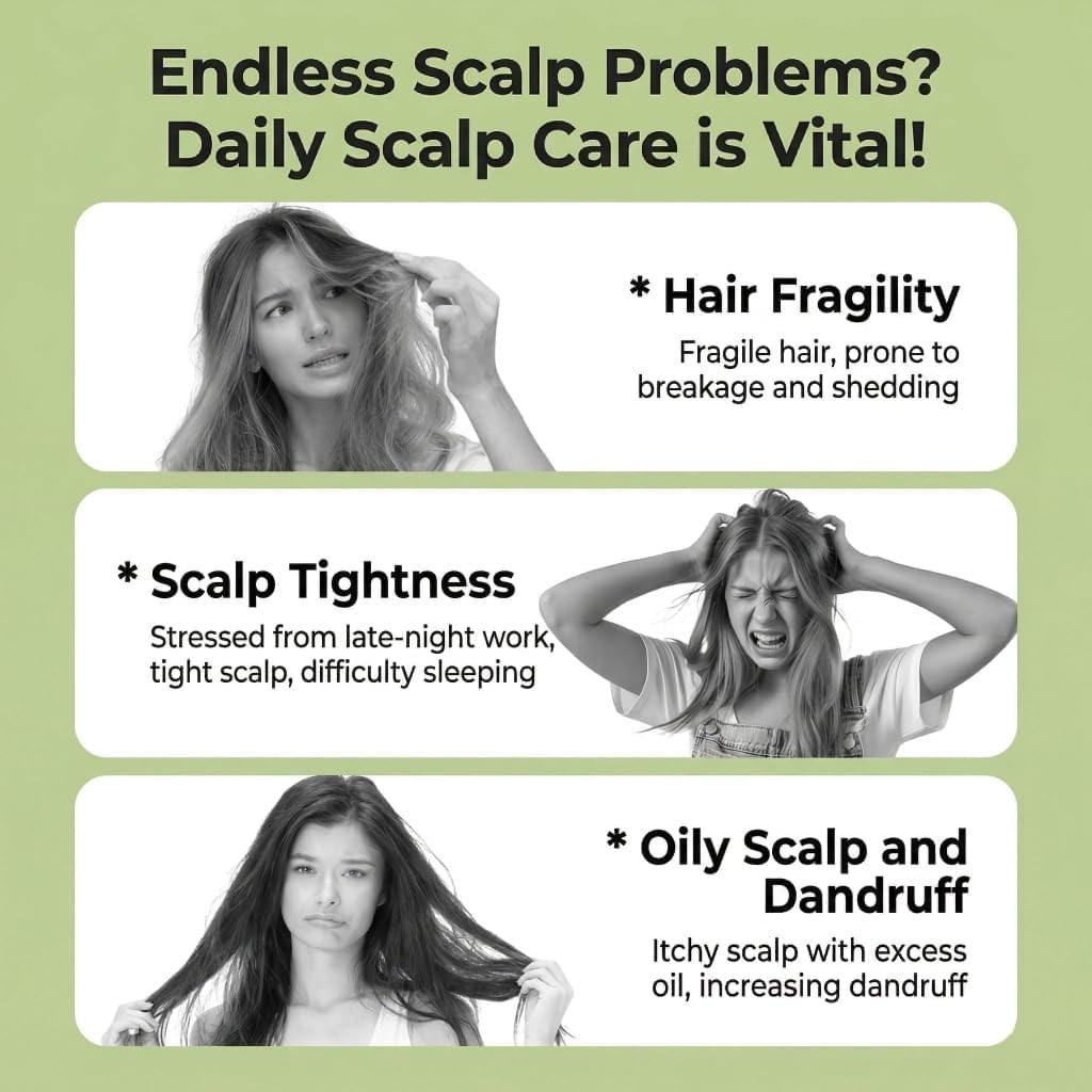 Hair before and after using electric steam straightening brush